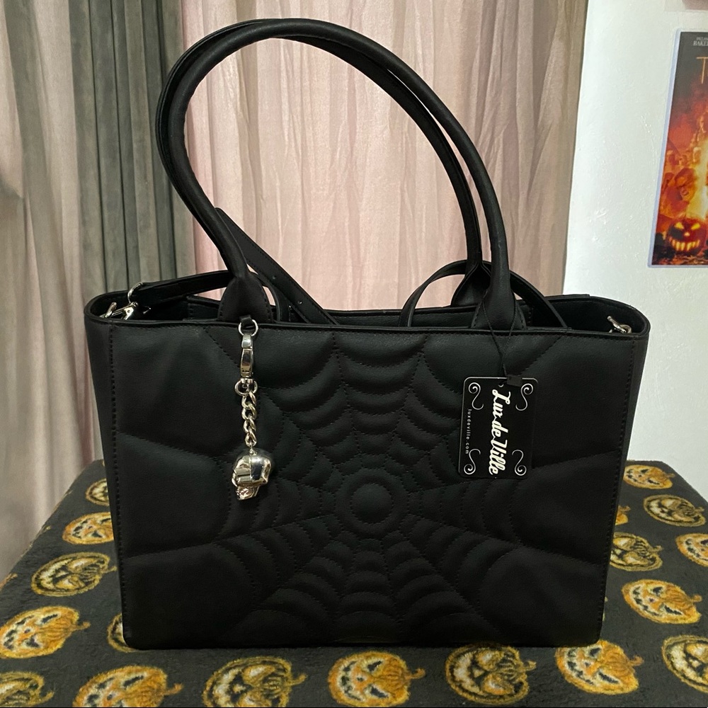 Rare Lux DeVille Elvira tote- brand new!